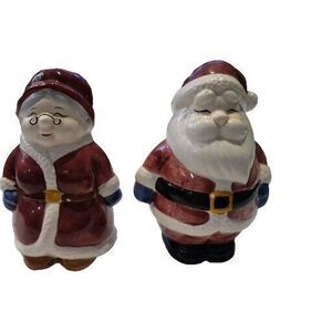Santa & Mrs. Claus Salt & Pepper Shakers Publix 2001 Encore Edition